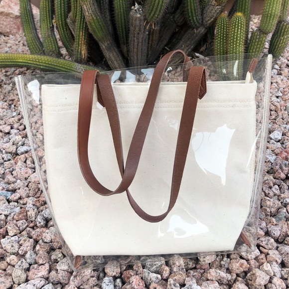 Madewell Handbags - Madewell Clear Transport Tote